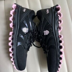 Black and Pink Athletic Shoes